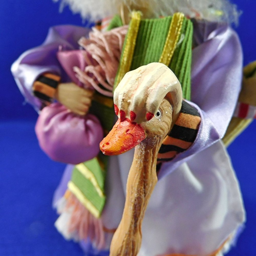 Patience Brewster Krinkles Raggedy Witch w Baby Dragons Figurine Dept 56 retired - Picture 8 of 9
